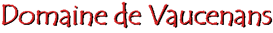 titre Domaine de Vaucenans